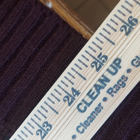 City Streets Mens Cardigan  Sweater Sz L Boxy Leather Knit Grunge 80's Vintage - Picture 10 of 10